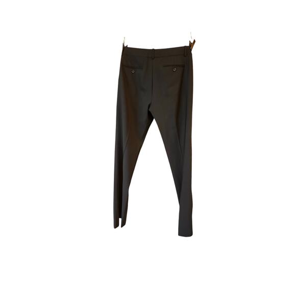 Theory Women’s Black Classic Wool Blend Straight Leg Dress Pants Size 8 - Picture 3 of 12